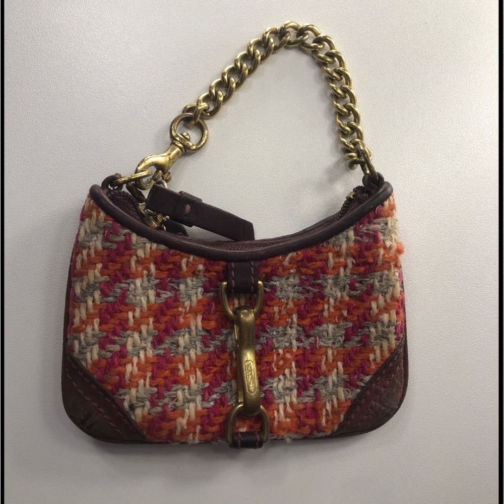 Coach Vintage Houndstooth coin purse